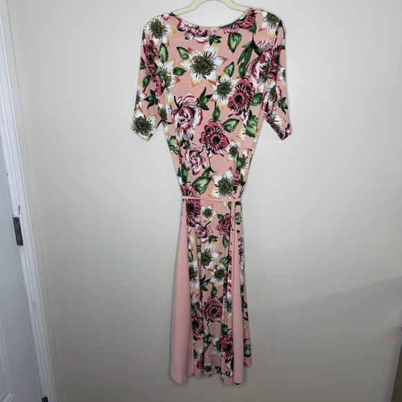 Nina Leonard Pink Floral Maxi Dress - Picture 11 of 14